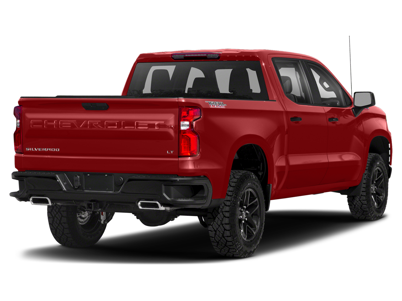 2021 Chevrolet Silverado 1500 — rear three-quarter view