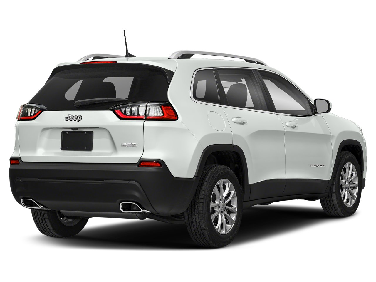 2021 Jeep Cherokee — rear three-quarter view